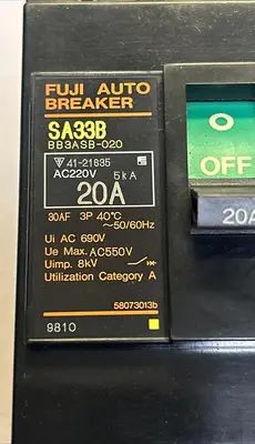 USED FUJI ELECTRIC BB3ASB-020