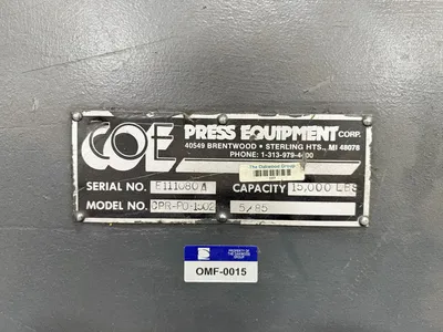 COE CPR-PO-15024 / CPPS-350 Coil Reels & Straighteners | Rygate LLC (3)