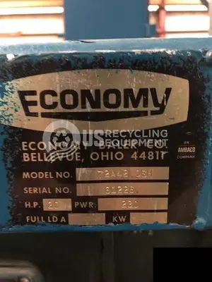 USED ECONOMY BALER 72A42-OSH HORIZONTAL