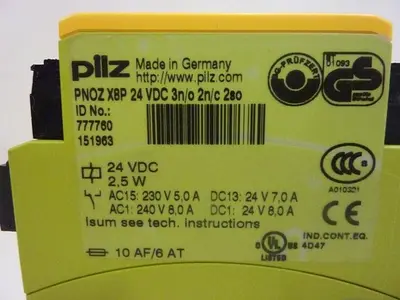 USED PILZ PNOZX8P24VDC3N/O2N/C2SO