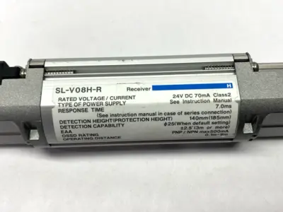 USED KEYENCE SAFETY LIGHT CURTAIN MAIN UNIT TRANSMITTER & RECEIVER