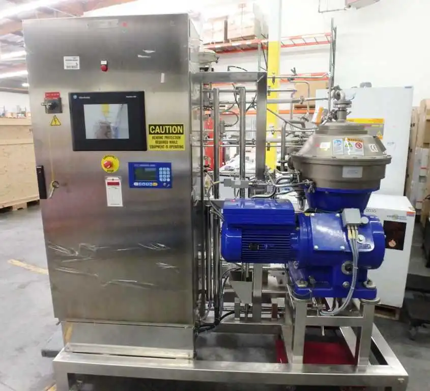 Alfa-Laval BTPX 305 SGD-34 CDEP pilot biotech clarifier skid, 316L SS.