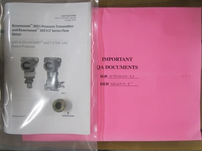 NEW Rosemount 3051 CFP DF010W1S0630D52AA1P1V1V2QC1Q8Q4E5M5CNG7377