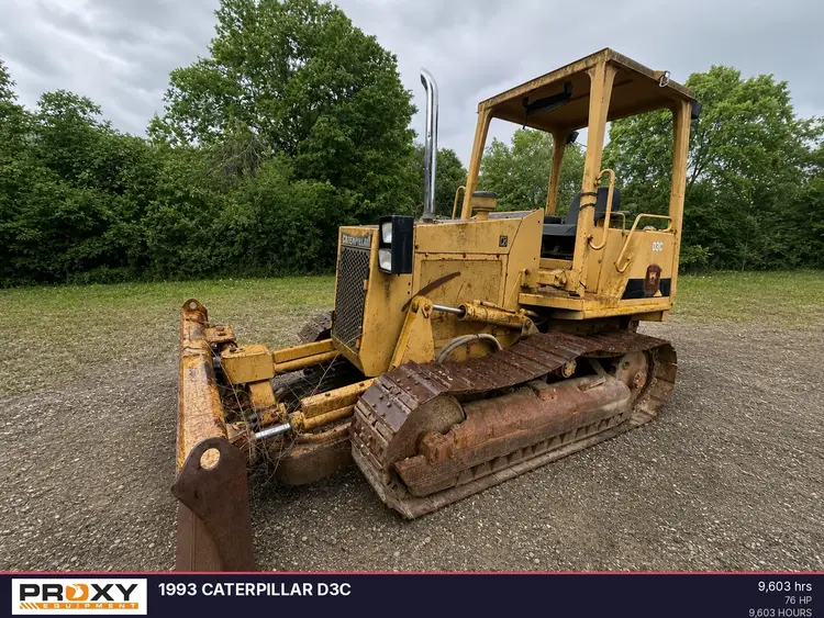 Used 1993 CATERPILLAR D3C Bulldozers Ohio US | Proxy Equipment #1388727