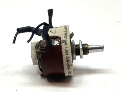 USED OHMITE WIREWOUND RHEOSTAT 10 OHM 25W PANEL MOUNT 500V