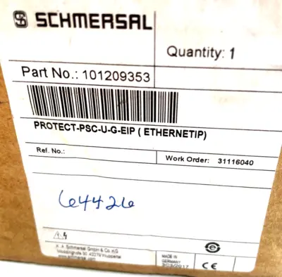 NEW SCHMERSAL 101209353 ETHERNET PROTECT-PSC-U-G-EIP