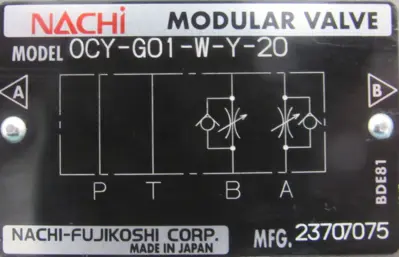 NEW NACHI DSS-G06-C6-ARY-C115-E22 SOLENOID VALVE OCY-G01-W-Y-20