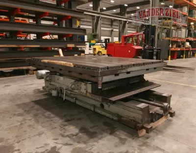 Giddings & Lewis 6' x 8' Air Lift Rotary Table