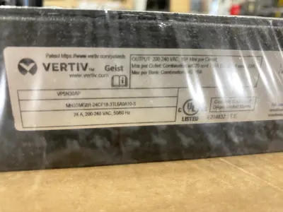 USED MAVERICK INDUSTRIAL SALES VERTIV™ POWERIT RPDU MNS5MGB1-24CF18-3TL6A0A10-S