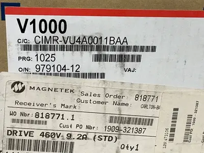 USED YASKAWA CIMRVU4A0011BAA