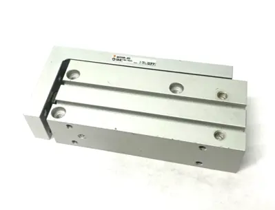USED SMC COMPACT SLIDE CYLINDER TABLE, HIGH-RIDGIDITY, 16MM BORE