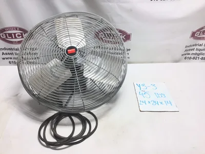 Dayton 1VCE7 – 2ATC3 Standard-Duty Industrial Fan 1075/750RPM 1Phase 60Hz 115V 1/4HP