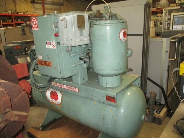 Used GARDNER DENVER EBERFB Rotary Screw & Sliding Vane Air Compressors California US | TNT Industrial #397675
