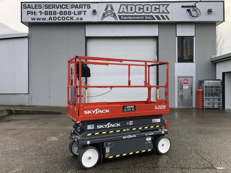 New | in-Stock 2026 SKYJACK SJ3220 E ELECTRIC SCISSOR LIFT Scissor Lifters Alberta CA | Adcock Equipment #1417649