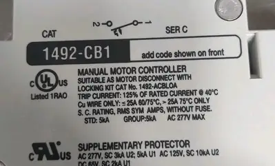 *56 Allen Bradley 1492-CB1G040/C Circuit Breaker