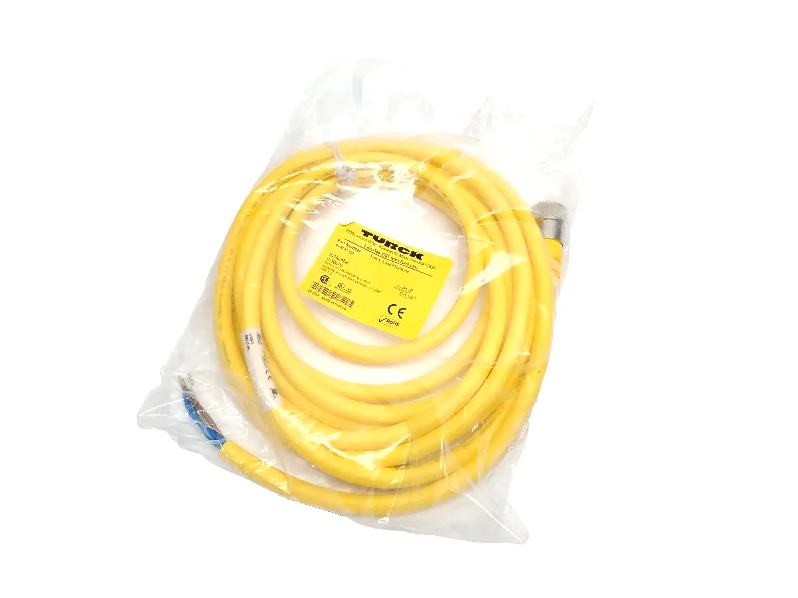 New | in-Stock TURCK U-30675, RKM 47-5M Cable & Wire | Maverick Industrial Sales #1106030