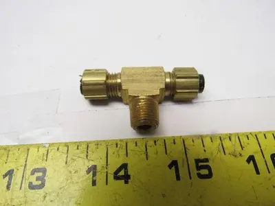 P172042 Poly-Tube Male Branch Tee, 1/4" OD x 1/8" MPT Lot of 11
