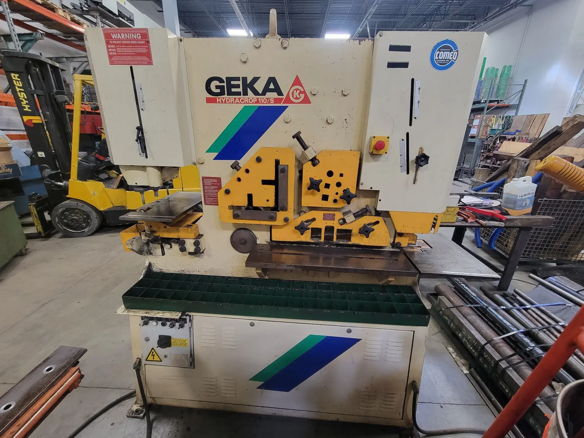 Used 2000 GEKA HYD-110 Ironworkers Illinois US | Aucto #1418294