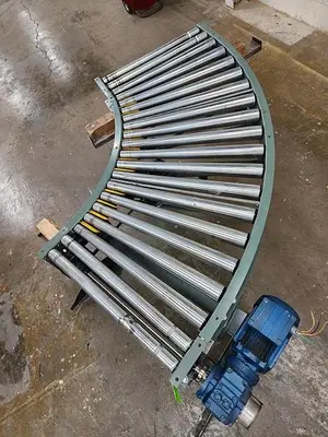 Used HYTROL LIVE ROLLER CONVEYOR Conveyors Wisconsin US | Packer City Sales #1304203