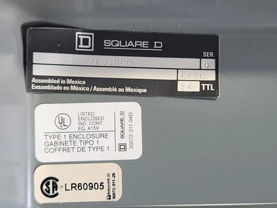 NEW Square D 8903LG1600V04