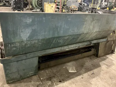 21" X 84" CLAUSING MODEL #21 ENGINE LATHE METRIC & 3.5" HOLE: YOBRO #25140