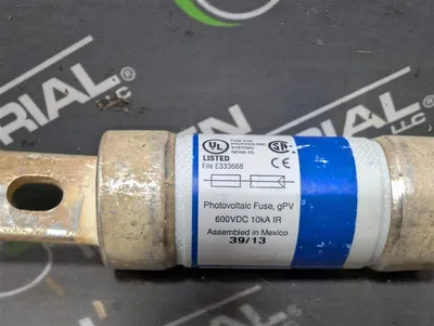 Lot of 5 Ferraz Shawmut HP6J70 HelioProtection 70A Photovoltaic Fuses 600DC Used