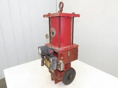 Red Valve Series 5200 Pneumatic Pinch Valve 2.5" Flanged EPDM w/Positioner