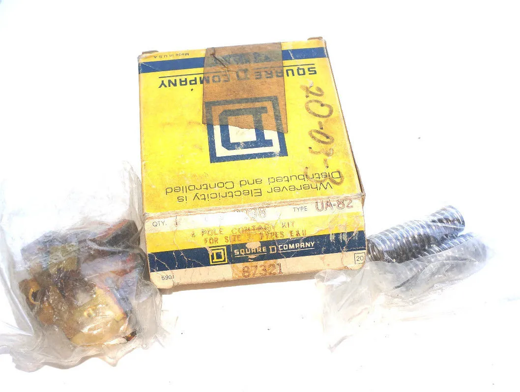 NEW SQUARE D 9998-UA82 CONTACT KIT 87321 9998UA82