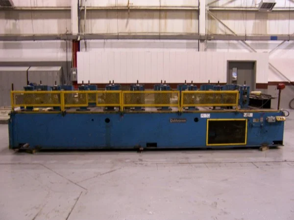 9 STAND DAHLSTROM ROLL FORMER, 30" ROLL SPACE, 2" DIA ROLLERS, AMS CONTROL, MINSTER AIR CLUTCH/BRAKE
