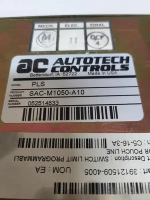 Used AUTOTECH _UNKNOWN_ Electrical Controls Michigan US | ND Industrial Surplus #1278561