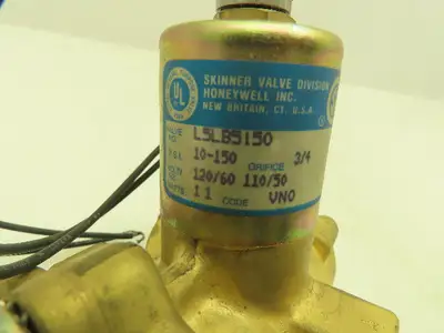 Honeywell Skinner L5LB5150 Solenoid Valve 3-Way NO 120V 10-150 PSI 3/4" NPT