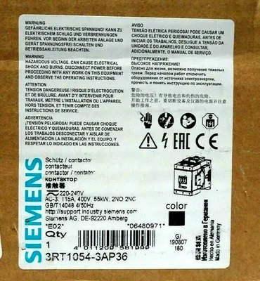 NEW SIEMENS 3RT1054-3AP36 CONTACTOR 3RT10543AP36