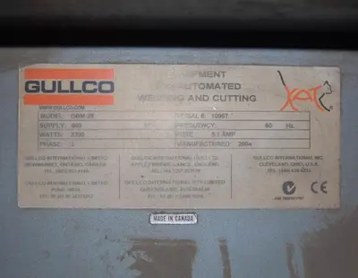 Used 2004 GULLCO GBM-28 Bevelers Ohio US | G-2000, Inc. #1285380