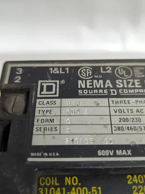 Used SQUARE D 8536 SBD-2 Starters | Surplus Asset Holdings #1205142