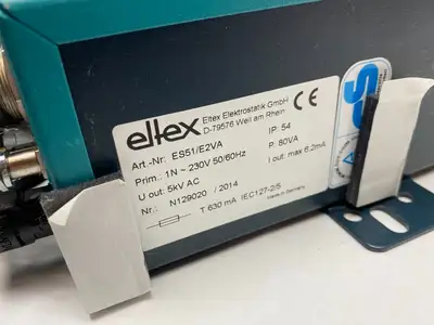 USED ELTEX ELEKTROSTATIK POWER SUPPLY, IONIZATION UNIT