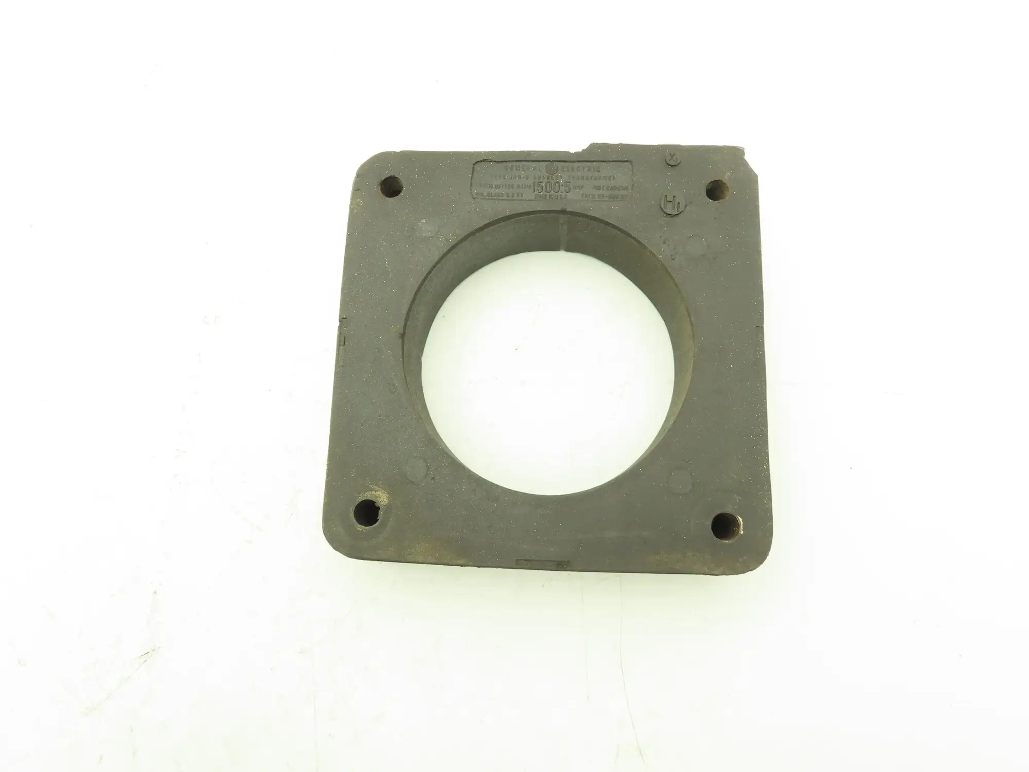 General Electric 837X66 JAH-0 Current Transformer Ratio 1500:5 Amp 25-400Hz .6KV
