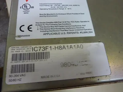 USED NEMATRON CORP IC73F1-H8A1A1A0