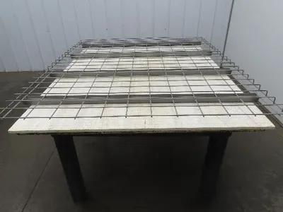 New Pallet Rack Wire Deck 48x58" Waterfall 4 Step Channel Racking 3000lb Mesh