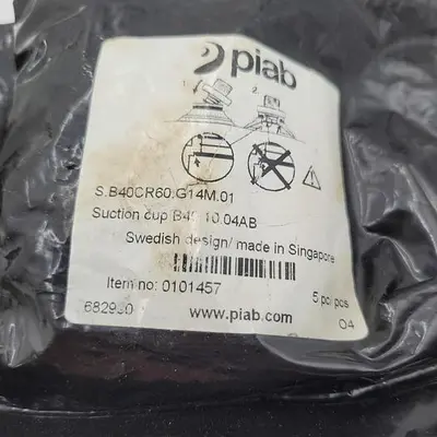 New | in-Stock PIAB PIAB SUCTION CUP B40.10.04AB Misc Electrical & Power Parts | ND Industrial Surplus #1218188