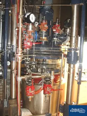 USED R&M Italia 160 Liter R & M Italia Glass Lined Reactor Set