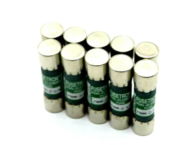 NEW LOT OF 10 FUSETRON FNM-2-1/4 FUSES FNM214