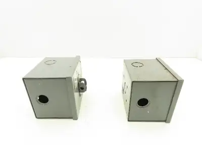 Cooper 8808GD Manual Motor Starter Switch 3 Pole 2HP 600VAC 30A Lot of 2