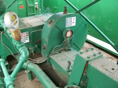 USED OILWELL S-856-10, (FORMERLY S-824-10) 5X8 TRIPLEX MUD PUMP PACKAGE