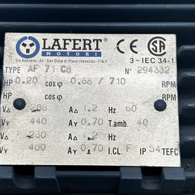 NEW Lafert AF-71-C8