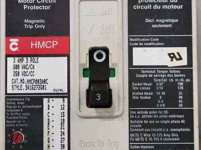 USED CUTLER-HAMMER HMCP003A0C