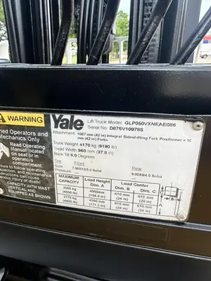 USED 2018 YALE GLP050VX