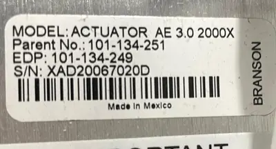 New | in-Stock 2020 BRANSON 2000XEA 20 Ultrasonic Welders Michigan US | Aucto #1334462