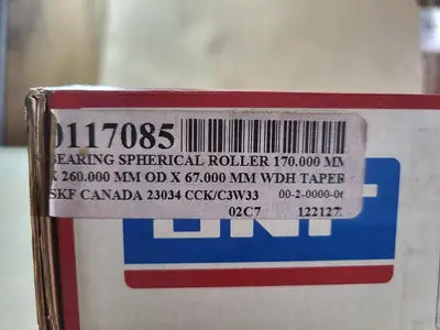 NEW SKF 23034 CCK/C3W33