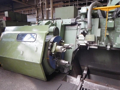 USED HEGENSCHEIDT MFD 165 PORTAL WHEELSET LATHE