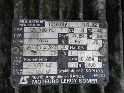1000Lpm Hastelloy Centrigugal Pump 11 Kw